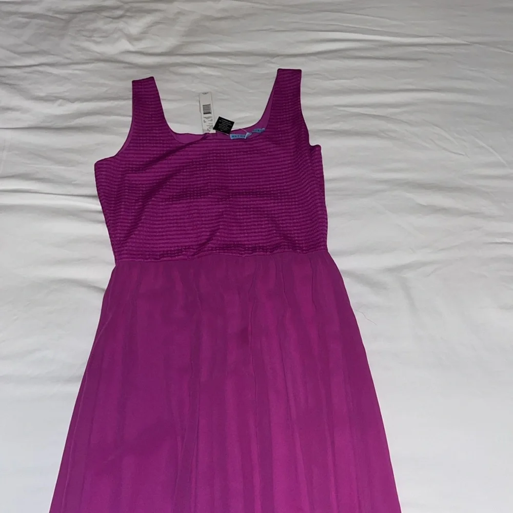 ANTONIO MELANI Fuchsia Sleeveless Maxi Dress